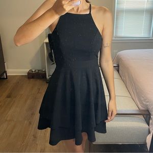 Francesca’s Black Dress with Lace Back Size S